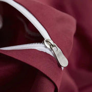 Påslakanset i 100% bomull i röd färg - Sovmoln