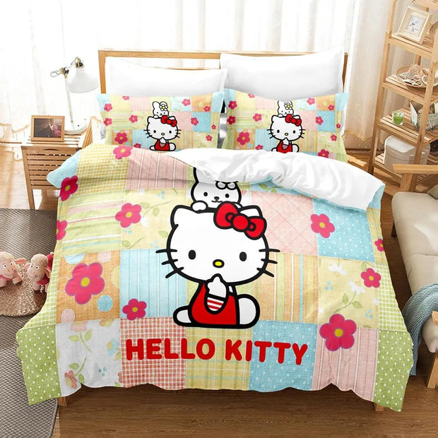 Hello Kitty påslakan patchwork - Sovmoln
