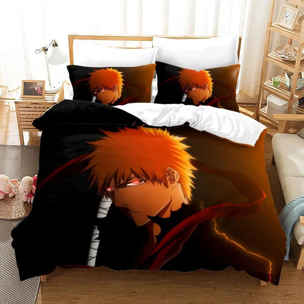 Påslakan brun Bleach Ichigo - Sovmoln