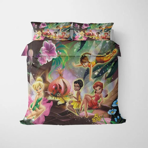 Påslakan Tinker Bell i skogen - Sovmoln