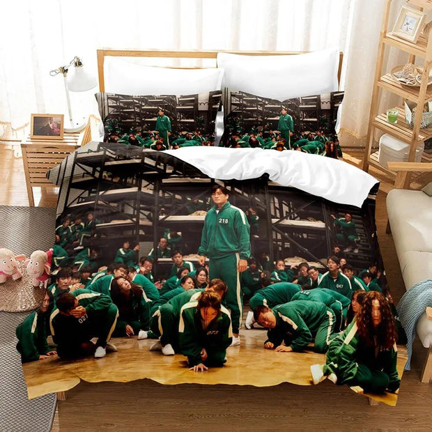 Påslakan Squid Game Spelare 218 - Sovmoln